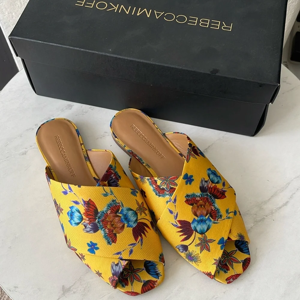 Rebecca Minkoff Spring Floral Anden women’s shoes size 6 - Picture 1 of 6